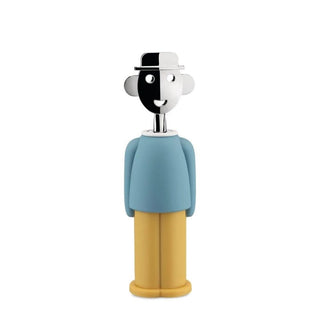 Alessi AAM23 Alessandro M. bicoloured corkscrew Alessi Light blue/Yellow - Buy now on ShopDecor - Discover the best products by ALESSI design