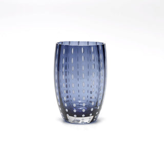 Zafferano Perle tumbler coloured glass Zafferano Blue grey - Buy now on ShopDecor - Discover the best products by ZAFFERANO design