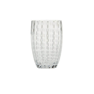 Zafferano Perle tumbler coloured glass Transparent - Buy now on ShopDecor - Discover the best products by ZAFFERANO design