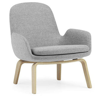 Normann Copenhagen Era lounge chair full upholstery fabric with oak structure - Buy now on ShopDecor - Discover the best products by NORMANN COPENHAGEN design