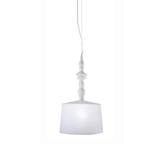 Karman Alì e Babà suspension lamp diam. 30 cm. Karman White linen - Buy now on ShopDecor - Discover the best products by KARMAN design