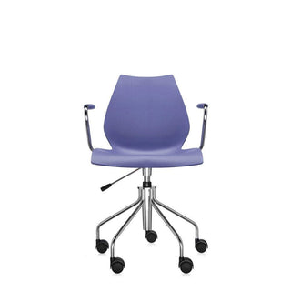 Kartell Maui swivel armchair Kartell Navy blue 3M - Buy now on ShopDecor - Discover the best products by KARTELL design