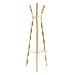 Magis Steelwood Coat Stand Magis Natural beech/White - Buy now on ShopDecor - Discover the best products by MAGIS design