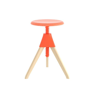 Magis The Wild Bunch Jerry stool in beech Magis Orange 1780C - Buy now on ShopDecor - Discover the best products by MAGIS design