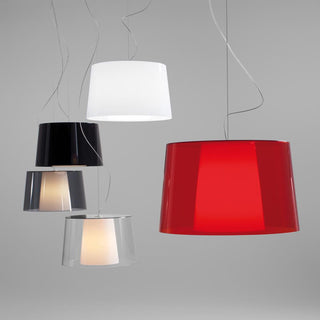 Pedrali Lighting Time L001S/BA suspension lamp with double diffuser - Buy now on ShopDecor - Discover the best products by PEDRALI design