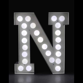Seletti Vegaz Letter N white - Buy now on ShopDecor - Discover the best products by SELETTI design