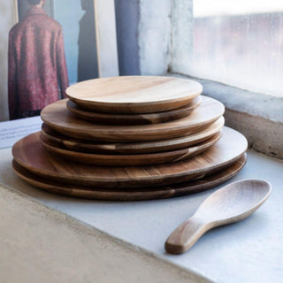Serax Dunes wooden plate diam. 14.8 cm. - Buy now on ShopDecor - Discover the best products by SERAX design
