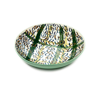Serax Japanese Kimonos bowl L2 blue/green diam. 33 cm. - Buy now on ShopDecor - Discover the best products by SERAX design