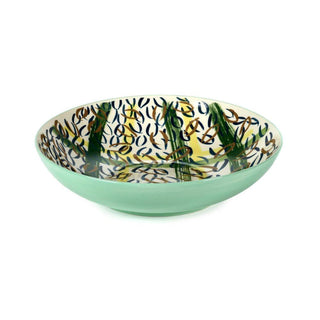 Serax Japanese Kimonos bowl L2 blue/green diam. 33 cm. - Buy now on ShopDecor - Discover the best products by SERAX design