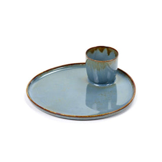 Serax Terres De Rêves tapas plate diam. 15 cm. smokey blue - Buy now on ShopDecor - Discover the best products by SERAX design