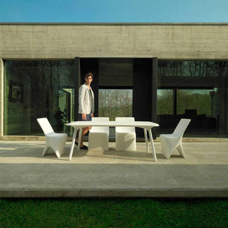 Vondom Sloo rectangular table 180x90 cm by Karim Rashid - Buy now on ShopDecor - Discover the best products by VONDOM design